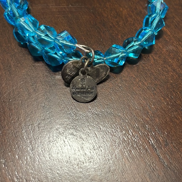 Alex and Ani blue and clear gems energy bracelets - Picture 5 of 6